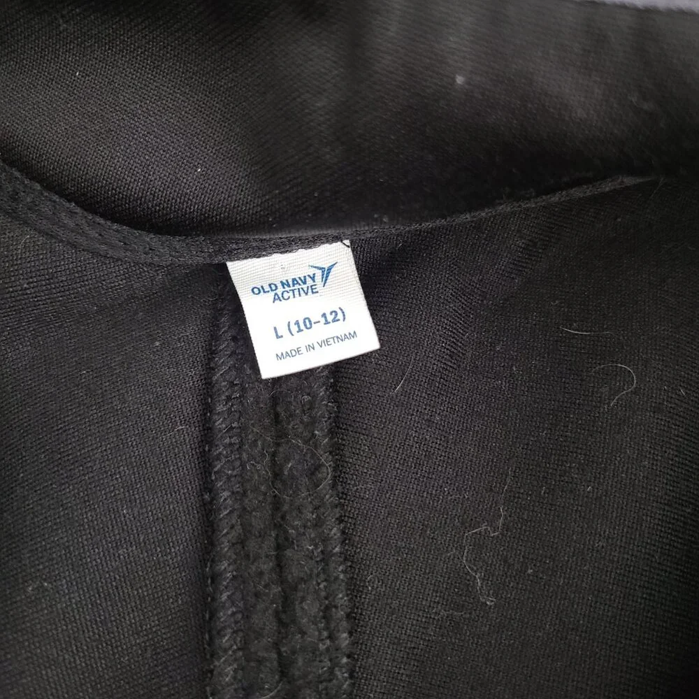 Old Navy Kids Active sherpa fleece zip-up jacket size Large (10–12)